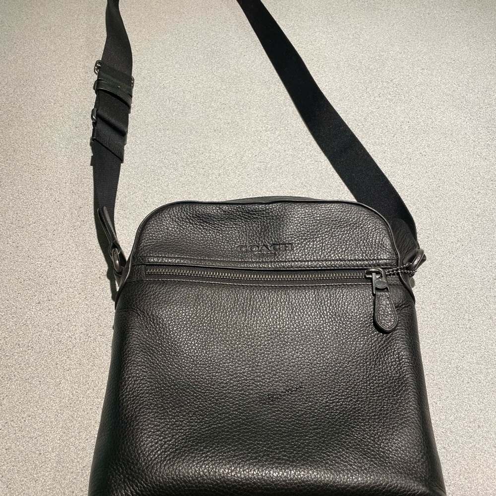 Coach Black Messenger Bag with Adjustable Strap